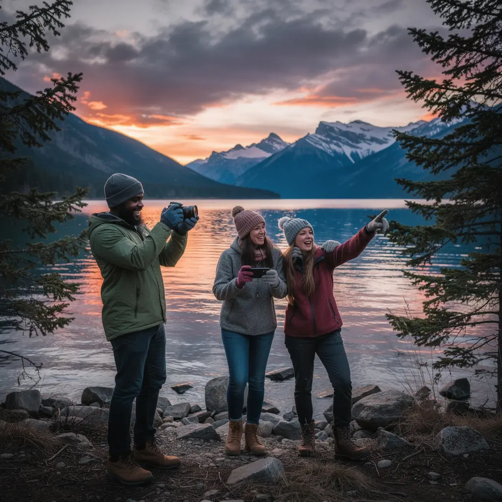 Пешеходные тропы в альпийских горах, ведущие к живописным вершинам.