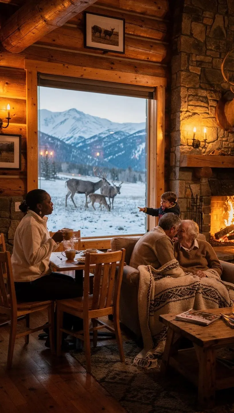 Горы США с захватывающими пейзажами и зелеными лесами.