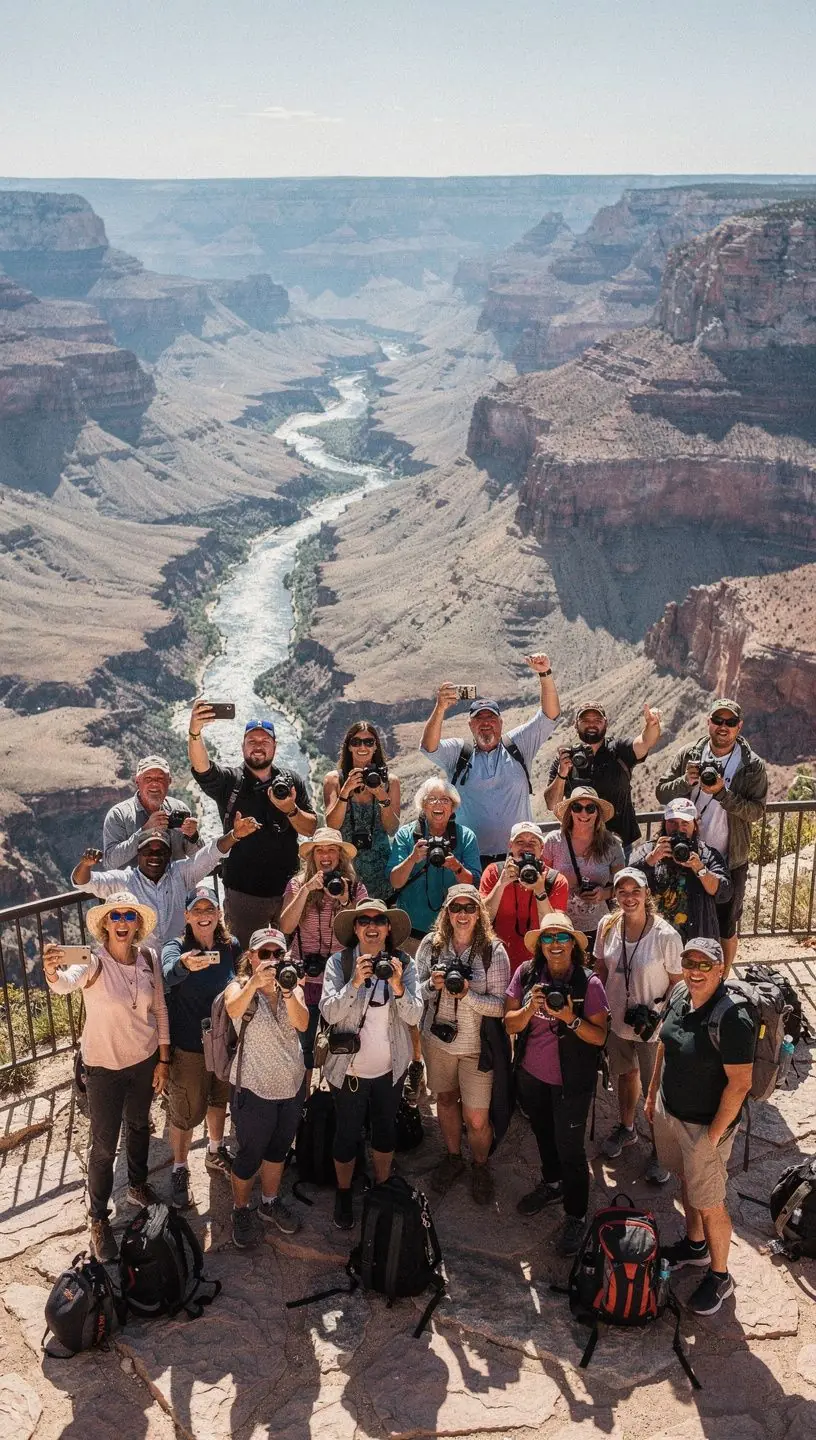 Горные вершины с заснеженными пиками на фоне яркого синего неба.