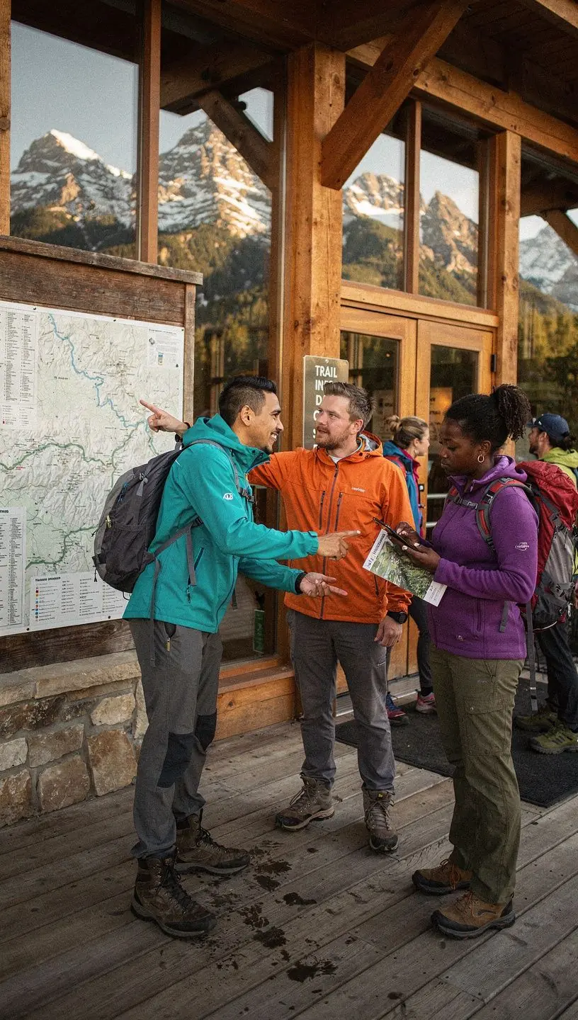 Солнечный рассвет над горами, освещающий живописные альпийские долины.